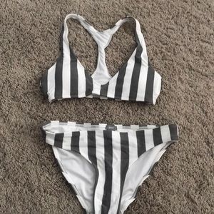 razorback striped bikini